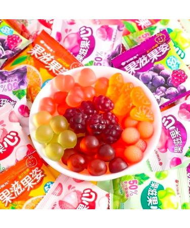 7 flavors Peeling fruit juice fudge 75g/bag white peach strawberry grape Litchi sugar soft candy Toffee 50% Juice Content gummy candy sweets Chewy gumdrop desserts (White Peach Flavor 1bag) White Peach Flavor 1bag - Buy Online on GoSupps.com