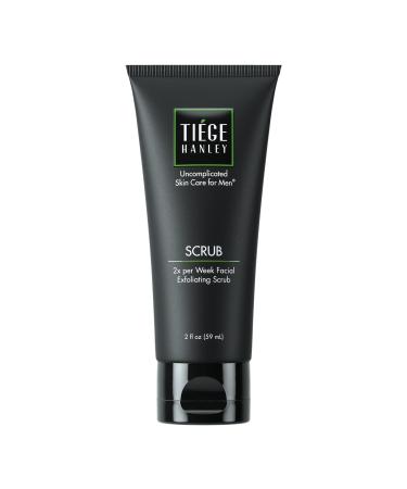 Tiege Hanley Exfoliating Scrub for Men (SCRUB) | Face Wash that Removes Dead Skin Cells | Helps Renew, Soothe & Repair | Exfoliate & Use Twice Weekly | For Dry or Sensitive Skin | Non Scented | 2 Ounces