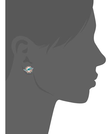 NFL Miami Dolphins Stud Earrings | Officially Licensed Siskiyou Sports Jewelry - Buy Online on GoSupps.com
