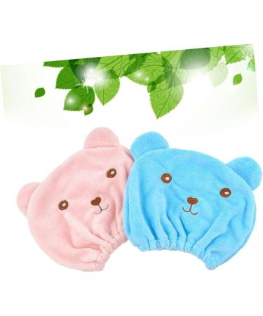 Buy MERRYHAPY 4 Pcs Quick Dry Hair Towel Caps - Cartoon Shower Hats for Fast Drying Hair | International Shipping Available - Buy Online on GoSupps.com