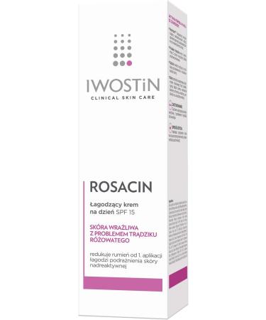 Iwostin Rosacin Soothing Day Cream Rosacea Skin SPF15 40ml - Buy Online on GoSupps.com