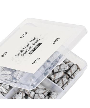 Professional Sanding Bands Nail Manicure 80/120/150/180/240Grit File Sand Piece Set For Nail Drill Bits Manicure Nail Sanding Bands Nail Sanding Bit - Buy Online on GoSupps.com