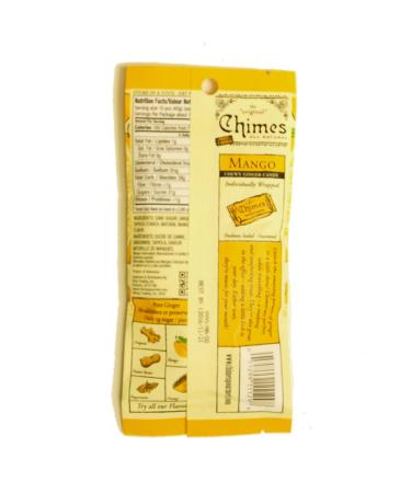 Chimes Ginger Chews Variety Pack - Original, Mango, Orange - 1.5 oz (3 Pack) - Buy Online on GoSupps.com