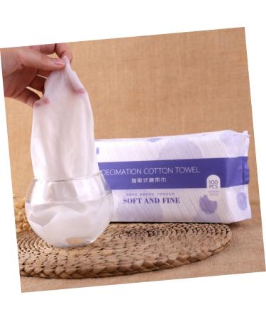 DOITOOL 2 Packs 100pcs Face Wash Towels - Soft Cotton Facial Cleaning Cloths for Exfoliating - Buy Internationally - Buy Online on GoSupps.com