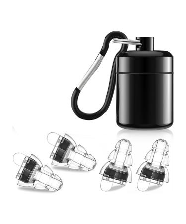 ciyeu High Fidelity Concert Ear Plugs Reusable Noise Cancelling Earplugs for Concerts Noise Reduction Musicians Music Festival Easy Install Easy to Use