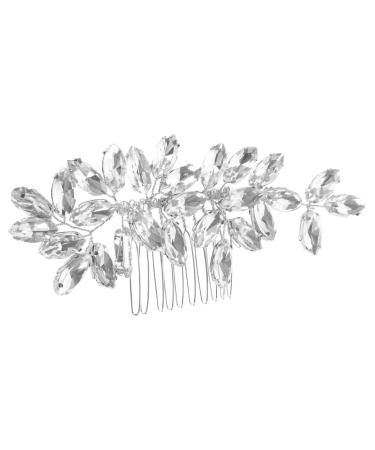 HAPINARY Crystal Hair Accessories Rhinestone Hair Comb for Bridal Sparkly Hair Comb Bridal Rhinestone Hair Comb Wedding Hair Comb for Bridal Wedding Hair Accessories Wedding Bride Hair Comb