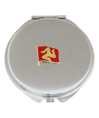 Isle of man Flag Compact Mirror Handbag Gift With Free Engraving 473