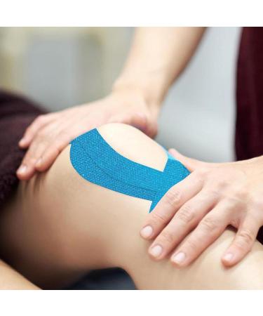 Shakven Kinesiology Tape Waterproof - Waterproof Breathable Elastic Athletic Tape - Sports & Weightlifting Tape Athletic Tapes & Wraps for Gym Fitness Running Tennis Swimming Football Blue - Buy Online on GoSupps.com