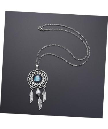 ORFOFE Jewelry Necklaces Silver Necklace Dream Catcher Necklace Dreamcatcher Sagittarius The Time - Buy Online on GoSupps.com