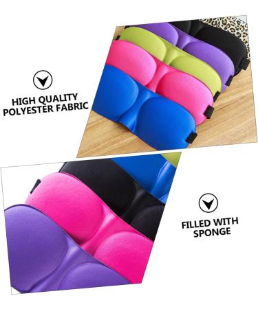 Hemoton 4pcs Blackout Sleep Masks for Uninterrupted Sleep - Nap Blindfold Eyeshade Set for Travel - Polyester Cloth Material - Buy Online on GoSupps.com