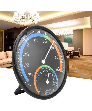 Ankroyu Mini Digital Round Hygrometer Thermometer - Accurate Interior & Exterior Temp Measurement for Incubators Reptiles & Plant Terrariums (Black) - Buy Online on GoSupps.com