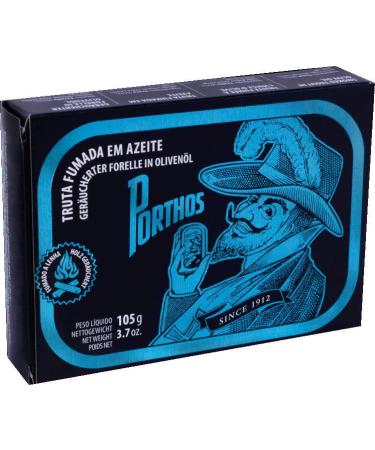 Porthos Gourmet Wood Smoked Sardines Salmon Mackerel Trout & Tuna - Premium International Seafood - Buy Online on GoSupps.com