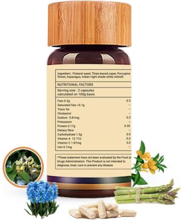 Thyroid Support Supplement - Natural Thyroid Support - Vegetarian & Non-GMO - 100% Vegan Ayurveda Supplement - 80 Capsules Thyrosolve - Buy Online on GoSupps.com