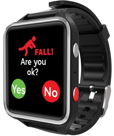 CPR Guardian III - Fall Alarm for Elderly - GPS Tracker for Elderly - SOS Alarm Call Button with 2-Way Calling - Personal Alarm for Elderly - Dementia Tracker Black - Buy Online on GoSupps.com