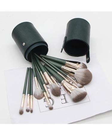 MADALIAN Makeup Brush Set Brush with Storage Bucket Beauty Tool Loose Powder Brush Foundation As shown D
