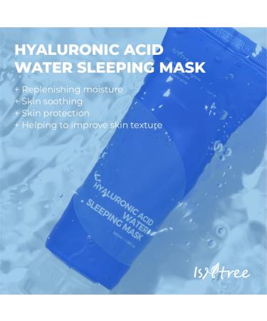 ISNTREE Hyaluronic Acid Water Sleeping Mask 100ml - Moisturizing Gel Texture for Radiant Overnight Skincare - Buy Online on GoSupps.com