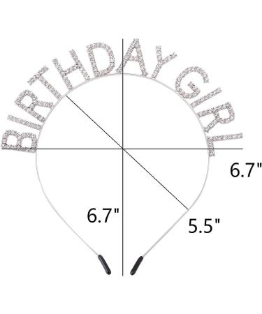 Sparkle on Her Special Day with HAMYUTA Birthday Party Decorations - Happy Birthday Headband for Girls in Silver | Birthday Gifts - Buy Online on GoSupps.com