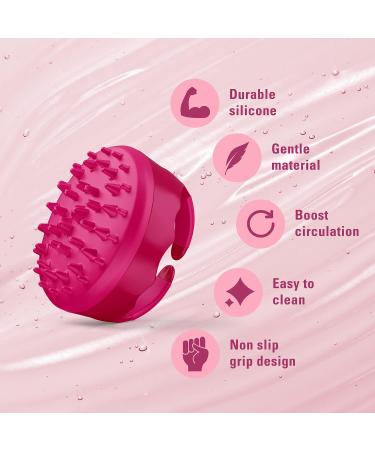 Cellulite Massager Brush | Anti-Cellulite Silicone Scrubber for Skin Smoothing & Firming - Handheld Body Exfoliator by M3 Naturals - Buy Online on GoSupps.com