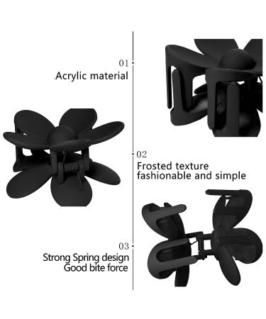 OWIIZI Jumbo Claw Clips for Thick Hair - 6PCS Flower Hair Clips - Large Strong Hold - Cute Matte Claw Clips - 6 Colors - Hair Barrettes for Women and Girls - Buy Online on GoSupps.com