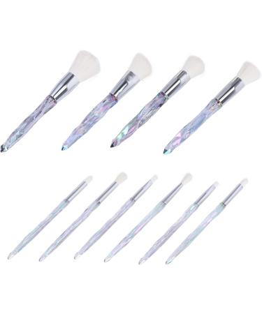 Buy HEALLILY 10pcs Rainbow Makeup Brush Set with Crystal Handle - Best Cosmetic Brushes for Flawless Makeup - International Shipping Available - Buy Online on GoSupps.com