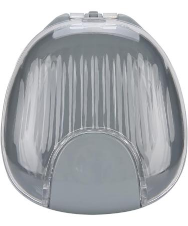 YUYTE Portable Waterproof Storage Case with Teething Ring Mouthpiece - Denture Box Container (Gray) | International Shipping Available - Buy Online on GoSupps.com