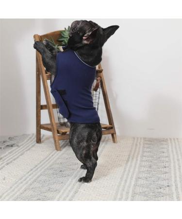 Calming Dog Coat Anti-Stress Vest | Medical Recovery Shirt for Dogs | Blue Size 14 - Fear Jacket for Anxiety Relief - Buy Online on GoSupps.com