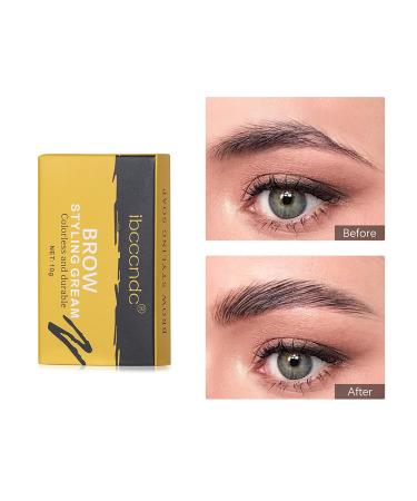 Ibcccndc Eyebrow Soap Kit - Long Lasting & Waterproof Pomade for Natural 3D Feathery Brows (02) - Buy Online on GoSupps.com