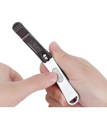 SVAASA Nail Clippers Nail Clipper Stainless Steel Fingernail Cutting Trimmer Manicure Curved Blade Clipper Toenail Scissors Plier Pedicure Tool (Color : A) - Buy Online on GoSupps.com