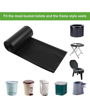 BOYONE 80 Portable Camping Toilet Bags  8 Gallon Leak-Proof Trash Bags  1.1 Mil Super Thick Biodegradable Waste Bags for Outdoor Boating Travel - Buy Online on GoSupps.com