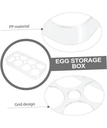 Hemoton 3pcs Egg Storage Box Eggs Food Tray Fridge Mustard Cutlery Tray Egg Holder Refrigerator Egg Cup Assorted Colorx3pcs 17.5x8.5x2cmx3pcs - Buy Online on GoSupps.com