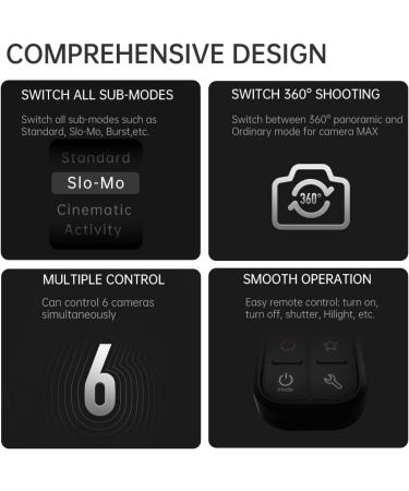 REYGEAK Smart WiFi Remote Control for GoPro Hero 11/10/9/8/MAX - Waterproof, OLED Display, Magnet Charger, Hand Strap - Accessories - Buy Online on GoSupps.com