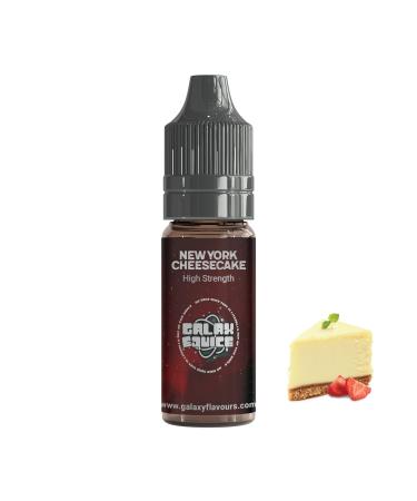 New York Cheesecake High Strength Flavouring - 230+ Flavours - Galaxy Food Flavours - 10ml Bottle