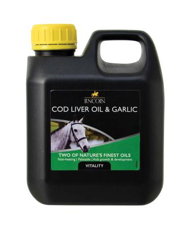 Lincoln Cod Liver Oil & Garlic - Horse Pony Supplements - 1 litre