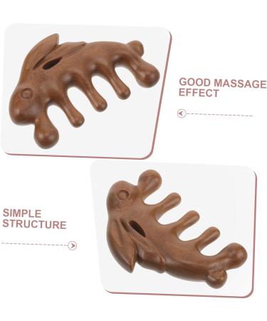 Collbath Thai Massage Comb - Wooden Scalp & Body Massage Tool for Relaxation | International Shipping - Buy Online on GoSupps.com