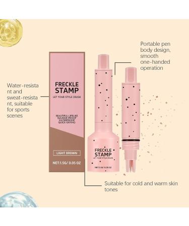 Taches de Rousseur Artificielles - Stylo ph lides Visage Maquillage Semi-Permanent R sistant l'Eau Effet Naturel Tenue Longue Dur e pour Femmes Soir e Cosplay ZP-A01-0029-02 - Buy Online on GoSupps.com