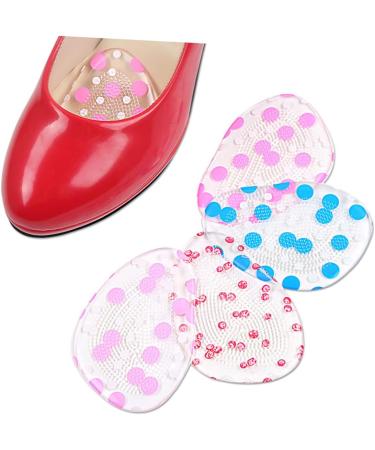 FOMIYES 4 Pairs Half Insoles Cushion Inserts - Medical-Grade Silicon Metatarsal Pads for Women's Comfort | International Shipping Available - Buy Online on GoSupps.com