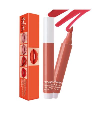 G n rique Moisturizing Lip Tint Marker - Pen with Precise Application Liquid Lip Pencil | Long-Lasting Waterproof Stain-Proof Lip Tint for Girls