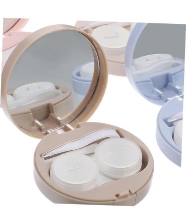 Lurrose 4-Piece Makeup Tweezers Set - Stylish Contact Lens Holder & Travel Case - Ideal for Traveling with Contact Lenses - Buy Online on GoSupps.com