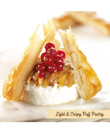 Millefoglie D'Italia Classiche by Matilde Vicenzi | Gourmet Italian Puff Pastry Cookies | 4.41oz Tray of 8 | All-Natural, Kosher, Dairy | Made in Italy | 1 Count (Pack of 4) - Buy Online on GoSupps.com