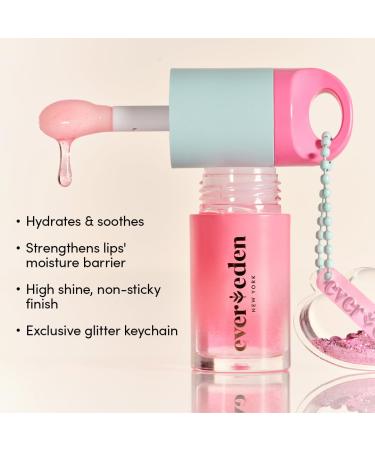 Evereden Kids Tinted Lip Gloss - Non Toxic Vegan & Hydrating Makeup for Kids | Sakura Flavor with Cherry Peach & Cranberry Oils - Buy Online on GoSupps.com