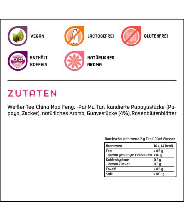 Urbanteallys Fragrant Treasure White Tea with Herbs & Fruit - Guava Flavor - 50g | Premium International Shipping - Buy Online on GoSupps.com