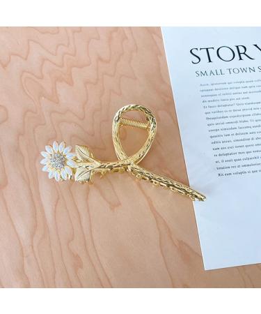 3 Pcs Sunflower Rhinestone Hair Claw Clips - Fashion Hair Accessories for Women - Buy Online on GoSupps.com