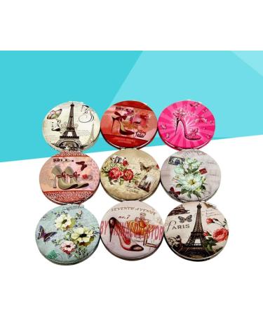 Round Mirror Double Side Mirror Portable Makeup Mirror Small Portable Mirror Decorative Handheld Mirror Handheld Magnifying Mirror Small Handheld Mirror Miss Travel Mirror Girl - Buy Online on GoSupps.com