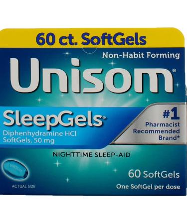 Buy Unisom SleepGels 60 ct - Pack of 3 | Fast International Shipping | Best Sleep Aid - Buy Online on GoSupps.com