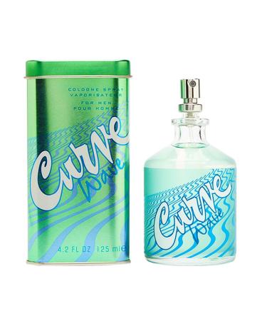 Men's Cologne Fragrance Spray by Curve, Casual Cool Day or Night Scent, Curve Wave, 4.2 Fl Oz
