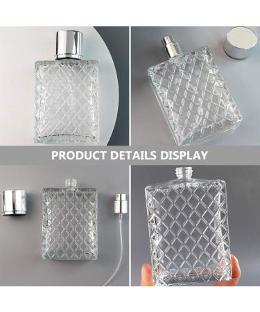 Lurrose 3pcs 100ml Square Perfume Bottles - Empty Glass Spray Atomizers for Perfume & Liquid | International Shipping - Buy Online on GoSupps.com