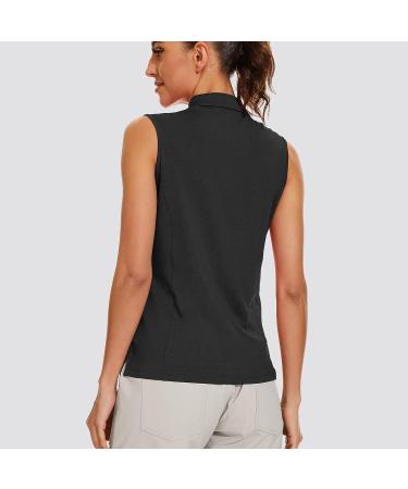 MEETWEE Women's Quick Dry Golf Polo Shirt - Sleeveless/Short Sleeve Collared Tee - Buy Online on GoSupps.com