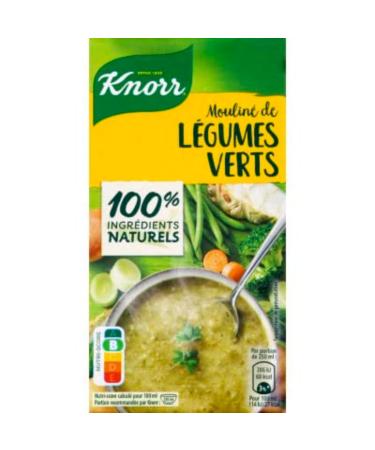 Knorr Soupe Mouliné green vegetables, new recipe, vegetables from Sustainable Agriculture - 50cl brick
