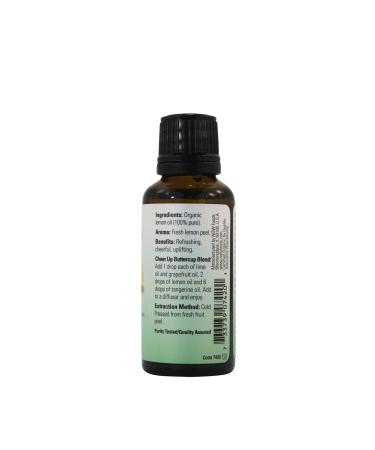 Buy NOW Foods Organic Essential Oils Lemon - 1 fl oz | Pure Natural Aromatherapy for Wellness - Worldwide Shipping - Buy Online on GoSupps.com