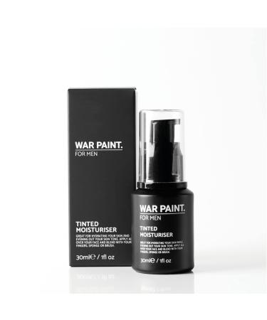 War Paint Men's Tinted Moisturiser - 5 Shades available - Makeup Crafted For Men - Cruelty Free, Vegan Products - Perfect Tone - Made in The UK (Tan) Tan Shade